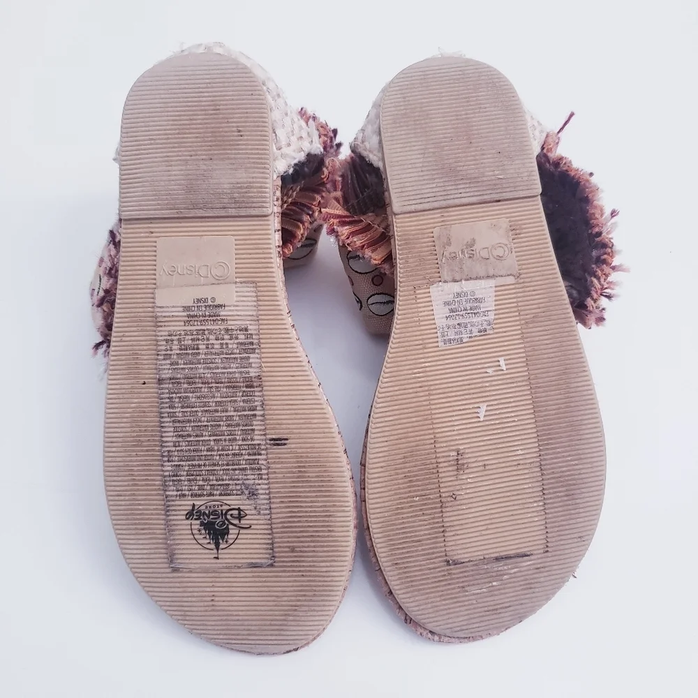 Disney Moana Costume Sandals Seashell Ocean Vacation